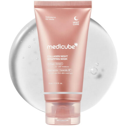 Mdicube Collagen Overnight Wrapping Peel Off Facial Mask Pack 75ml.