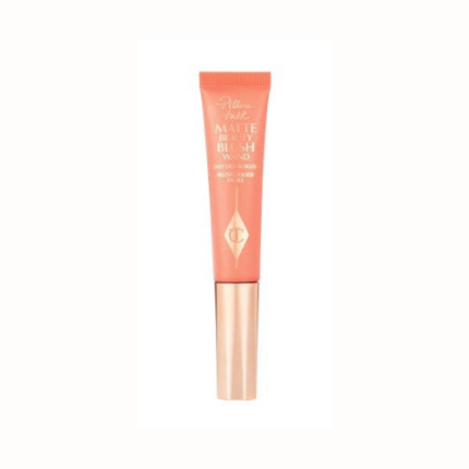 CHARLOTTE TILLBURY'S MATTE BEAUTY BLUSH WAND PILLOW TALK PEACH POP