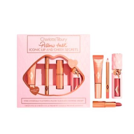 CHARLOTTE TILBURY - Pillow Talk Iconic Lip & Cheek Secrets Set.